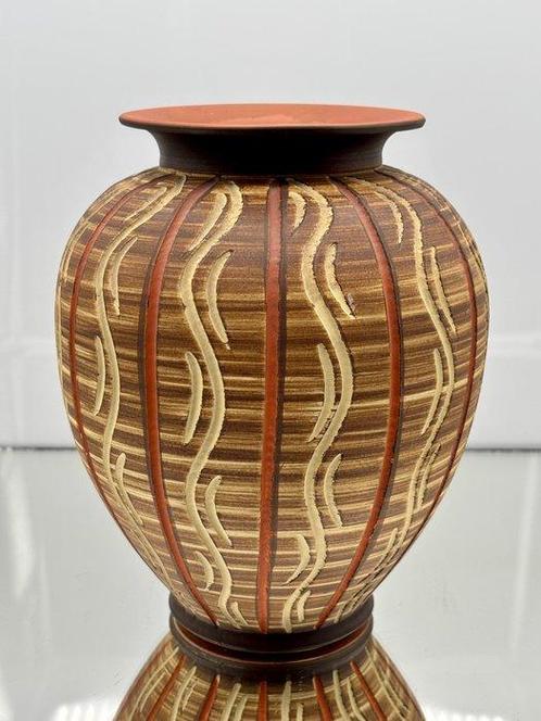 Vaas - Terracotta - Gepatineerd aardewerk, Antiek en Kunst, Antiek | Glas en Kristal