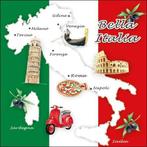 1 Pakje papieren lunch servetten - Bella Italia, Nieuw, Ophalen of Verzenden