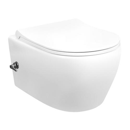 Wandcloset BWS Randloos Met Bidetkraan Warm en Koudwater Wit, Doe-het-zelf en Verbouw, Sanitair, Overige typen, Nieuw, Ophalen of Verzenden