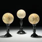 GEEN RESERVEPRIJS - Prachtige set van 3 onyx stenen Sferen