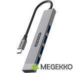Sitecom USB-C to 4x USB-A Tiny hub, Computers en Software, USB Sticks, Verzenden, Nieuw, Sitecom