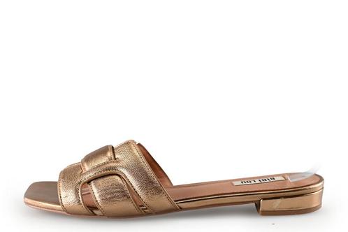 Bibi Lou Slippers in maat 40 Goud | 10% extra korting, Kleding | Dames, Schoenen, Overige kleuren, Zo goed als nieuw, Slippers