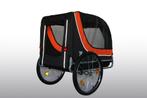 Fietskar hondenkar - opvouwbaar - oranje zwart - max 40 kg, Fietsen en Brommers, Fietsaccessoires | Aanhangers en Karren, Opvouwbaar