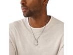 Emporio Armani EGS3078040 Heren Collier - Zilverkleurig, Verzenden, Zo goed als nieuw
