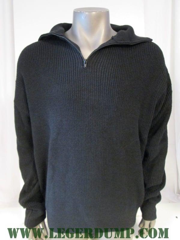 Schipperstrui zwart 100% acryl en col ritssluiting (Truien), Kleding | Heren, Truien en Vesten, Nieuw, Ophalen of Verzenden