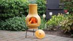 Chimenea Tampico Kleihaard Geel (Barbecue-Vuurkorf), Verzenden, Nieuw