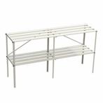 Royal Well kweektafel vrijstaand 165x45x90 cm - wit, Tuin en Terras, Kweekspullen, Verzenden, Nieuw