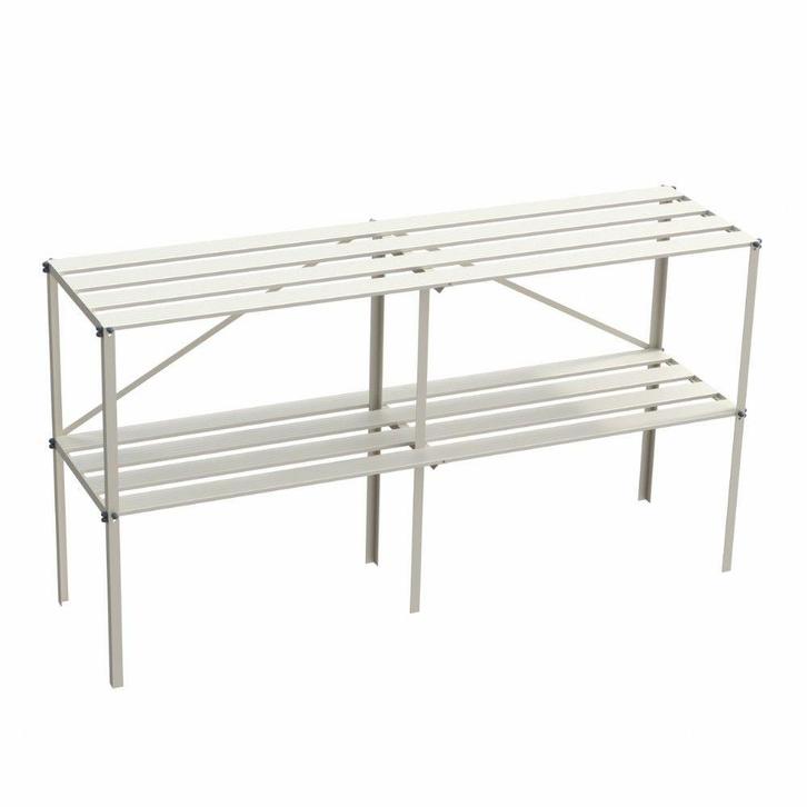 Royal Well kweektafel vrijstaand 165x45x90 cm - wit, Tuin en Terras, Kweekspullen, Nieuw, Verzenden