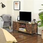 TV Meubel 110 cm – Industrieel Lowboard met Deuren en Vakken, Verzenden, Nieuw