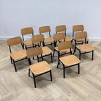 Tweedehands complete school set van Marko 20 stoelen, blauw, Huis en Inrichting, Stoelen, Ophalen of Verzenden, Gebruikt, Hout