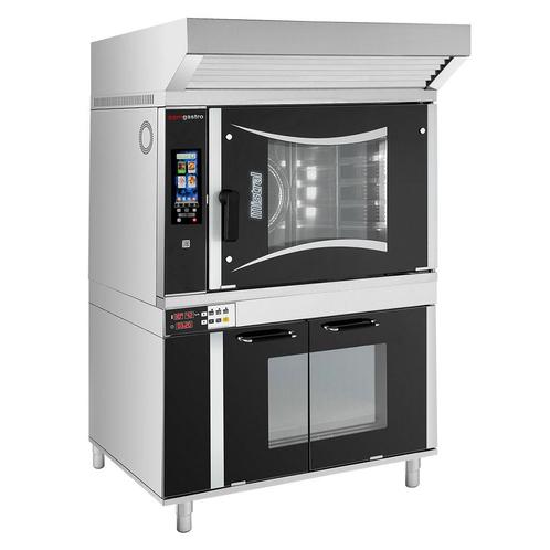 GGM Gastro | Bakkerij elektrische combistheemer - Touch - 6x, Witgoed en Apparatuur, Afzuigkappen, Inbouw, 800 m³ per uur of meer