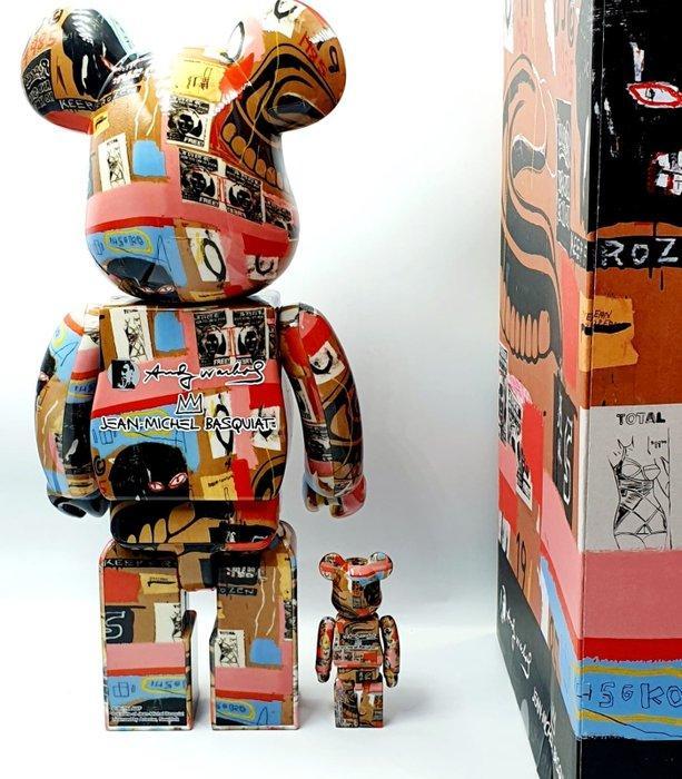 Jean michel Basquiat x Medicom Toy - Be@rbrick 400% + 100%, Antiek en Kunst, Kunst | Designobjecten