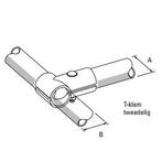 T-klem tweedelig 1,5 x 2,5