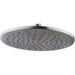Wiesbaden Caral Hoofddouche - Rond - 25x0.8cm - Gunmetal, Ophalen of Verzenden, Nieuw