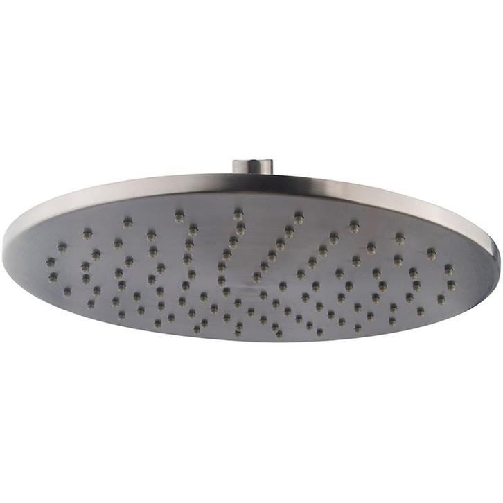 Wiesbaden Caral Hoofddouche - Rond - 25x0.8cm - Gunmetal, Doe-het-zelf en Verbouw, Sanitair, Nieuw, Ophalen of Verzenden