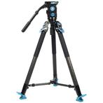 Sirui Video Tripod SVT75 Pro + SVH15 Fluid Head, Nieuw, Driepoot, Ophalen of Verzenden, 150 tot 175 cm