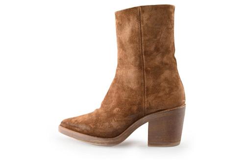 VIA VAI Enkellaarzen in maat 39 Bruin | 10% extra korting, Kleding | Dames, Schoenen, Bruin, Zo goed als nieuw, Lage of Enkellaarzen