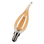 Bailey LED tip kaarslamp E14 4W 300lm 2200K Goud dimbaar, Ophalen of Verzenden, Nieuw