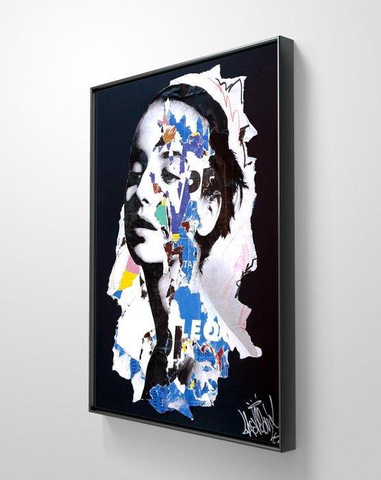 lasveguix (1986) - Fragment urban girl, Antiek en Kunst, Kunst | Schilderijen | Modern