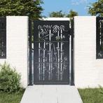 vidaXL Poort met bamboe-ontwerp 105x130 cm staal, Verzenden, Nieuw