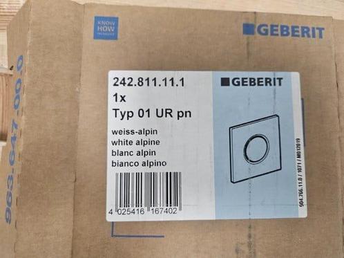 Geberit Sigma01 bedieningsplaat urinoir, Doe-het-zelf en Verbouw, Sanitair, Overige typen, Nieuw, Ophalen of Verzenden