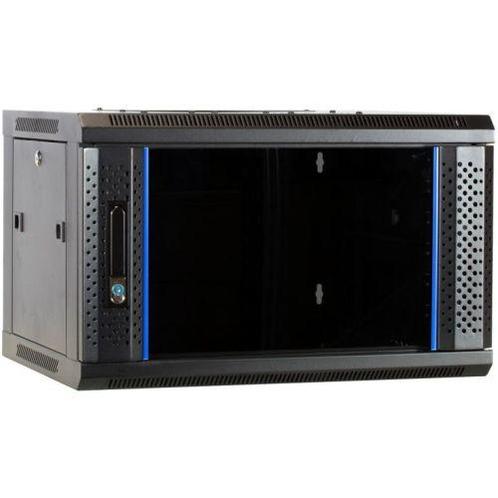 6U patchkast met glazen deur 600x450x368mm, Doe-het-zelf en Verbouw, Elektra en Kabels, Nieuw, Ophalen of Verzenden