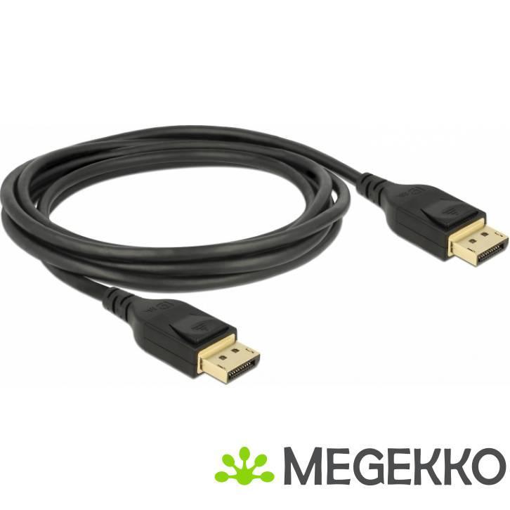 Delock 85660 DisplayPort-kabel 8K 60 Hz 2 m DP 8K, Computers en Software, Overige Computers en Software, Nieuw, Verzenden