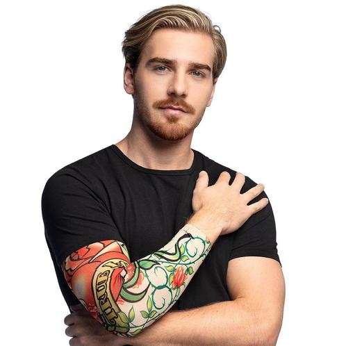 Tattoo Sleeve True Love, Hobby en Vrije tijd, Feestartikelen, Feestartikel, Nieuw, Verzenden