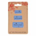 OPRY SKAI-LEREN LABELS MADE BY MAMA - licht blauw, Verzenden, Nieuw