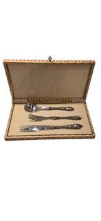 Bestekset (3) - .833 zilver, Antiek en Kunst