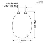 Toiletzitting Tiger Ventura Softclose Duroplast Zwart, Huis en Inrichting, Ophalen of Verzenden, Nieuw