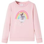 vidaXL Kindertrui 104 lichtroze, Kinderen en Baby's, Verzenden, Nieuw