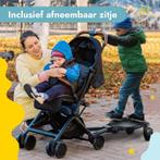 HeppieBabie Universeel Meerijdplankje - Met Zitje en, Kinderen en Baby's, Kinderwagens en Combinaties, Ophalen of Verzenden, Zo goed als nieuw