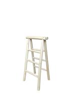 Teakea - Vouwbare Kleding Ladder | White Oiled | 50x5x100, Huis en Inrichting, Nieuw, Verzenden