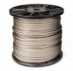 Roestvaststaal Staalkabel 10mm 7x19 op haspel, Doe-het-zelf en Verbouw, IJzerwaren en Bevestigingsmiddelen, Verzenden, Nieuw