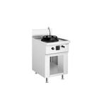 GGM Gastro | Gas wok fornuis - 15 kW - 1-pits - incl. 1 mini, Verzenden, Nieuw, Inbouw