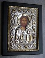 Icoon - Christus Pantokrator - .925 zilver, Antiek en Kunst