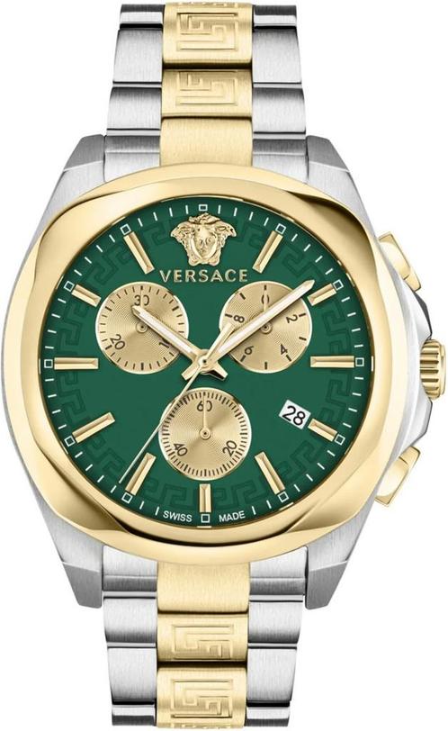 Versace VE3CA0623 Chrono Lady dameshorloge 40 mm, Sieraden, Tassen en Uiterlijk, Horloges | Dames, Staal, Nieuw, Staal, Overige merken