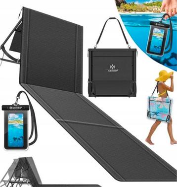 KESSER® Opvouwbare strandmatten - Ligstoel - Zwart beschikbaar voor biedingen