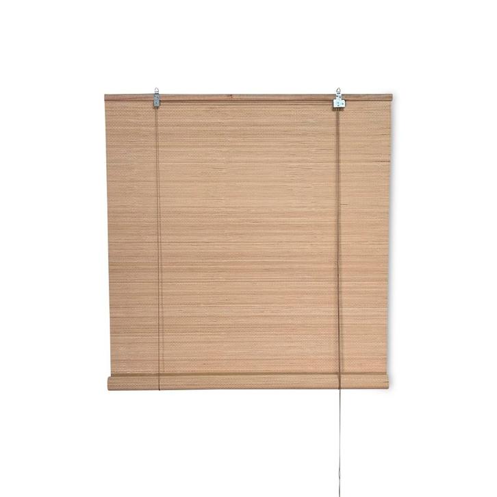 Bamboe rolgordijn Zoë - Naturel - 150 x 220 cm - Bamelle, Huis en Inrichting, Stoffering | Gordijnen en Lamellen, Nieuw, Verzenden