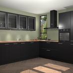 Zwarte keuken Murcia 22072, Huis en Inrichting, Verzenden, Nieuw