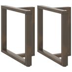 vidaXL Eettafelpoten 2 st T-vormig 70x35x(72-73) cm staal, Verzenden, Nieuw
