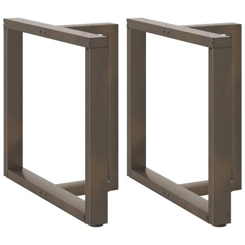 vidaXL Eettafelpoten 2 st T-vormig 70x35x(72-73) cm staal, Huis en Inrichting, Tafelonderdelen, Nieuw, Verzenden
