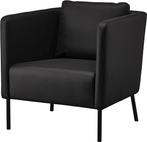 Ikea Ekerö fauteuil, zwart leder, Ophalen, Nieuw