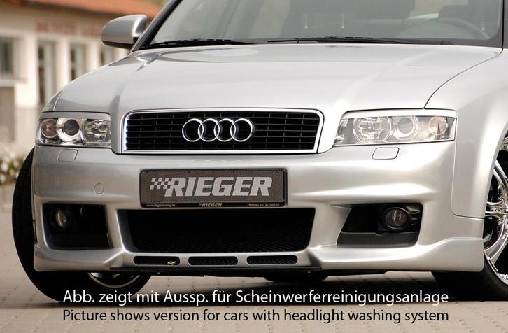 Rieger voorbumper | A4 (8E) Type B6: 11.00-10.04 - Avant, Li, Auto-onderdelen, Carrosserie en Plaatwerk, Nieuw, Audi, Verzenden