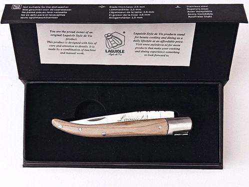Laguiole - Pocket Knife - Maple Wood - style de - Zakmes, Antiek en Kunst, Antiek | Keukenbenodigdheden