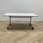 Tweedehands  verrijdbare klaptafel, 160x80 vm, grijs -, Huis en Inrichting, Ophalen of Verzenden, Gebruikt