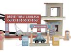 Little Dutch Treinbaanuitbreiding - garage multicolour FSC, Verzenden, Zo goed als nieuw