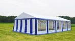 Classic Plus Partytent PVC 6x12x2 mtr in Wit-Blauw, Tuin en Terras, Partytenten, Verzenden, Nieuw, 2 meter of meer, Partytent