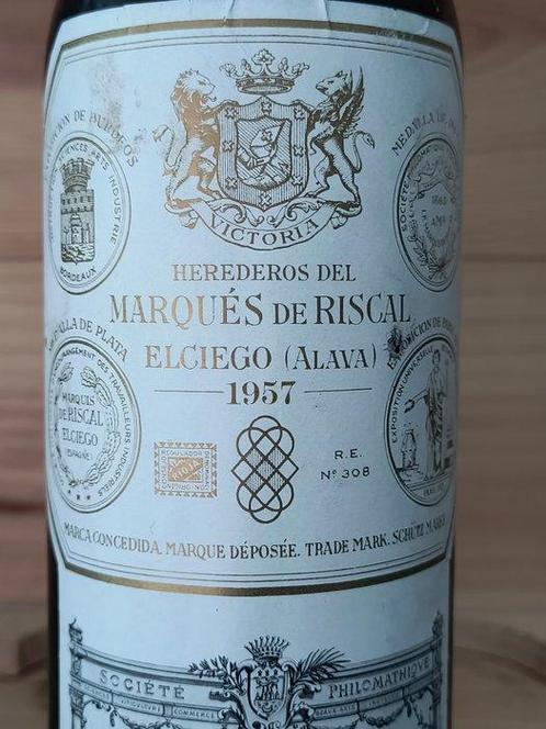 1957 marques de riscal - Rioja Reserva - 1 Fles (0,75 liter), Verzamelen, Wijnen